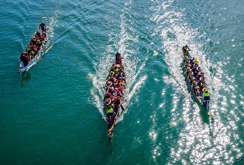 Modern dragon boat competition